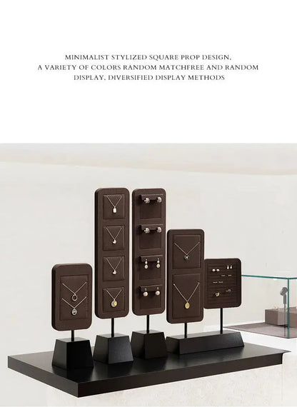 Jewelry display props, microfiber rings, earrings, necklace display, jewelry, jewelry display stands Jim Display