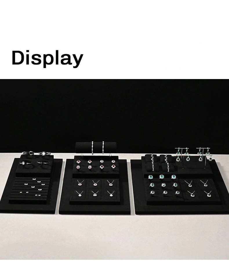 Light luxury jewelry display rack, high-end rings, necklaces, watches, accessories, counter display props