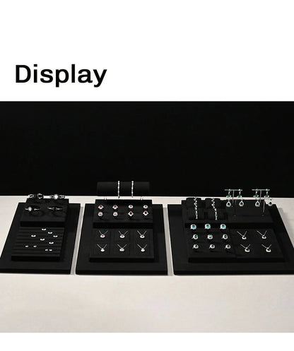 Light luxury jewelry display rack, high-end rings, necklaces, watches, accessories, counter display props
