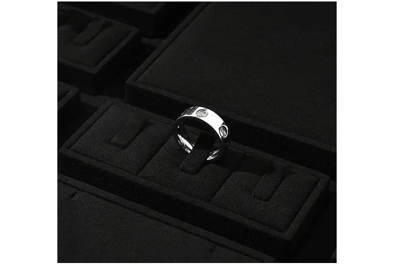 Jewelry display props, high-end microfiber necklace ring counter display jewelry display packaging Jim Display