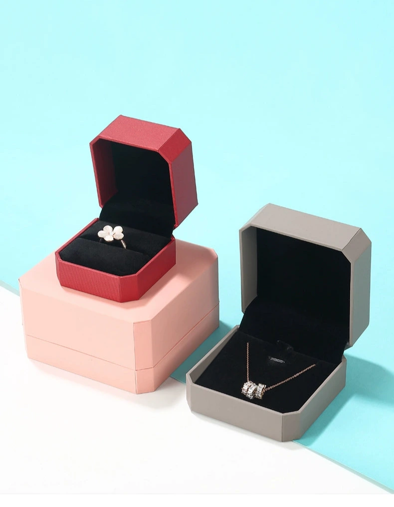 Red Gold Jewelry Box Wedding Ring Box Diamond Ring Box Jewelry Box Bracelet Necklace Gift Box