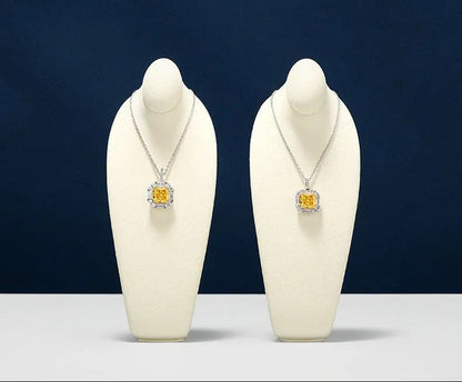 Necklace Display Stand, Model Neck, Necklace Stand Microfiber Jewelry Jewelry Display And Packaging - Jim Display