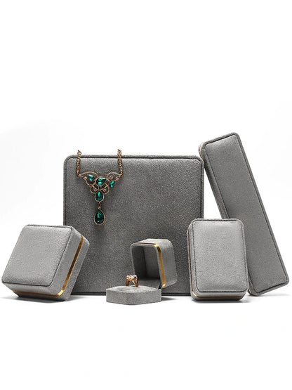 Light Luxury Jet Black Ring Box, Small Fine Jewelry Box, Necklace, Bracelet Jewelry Packaging Box, Gift Box