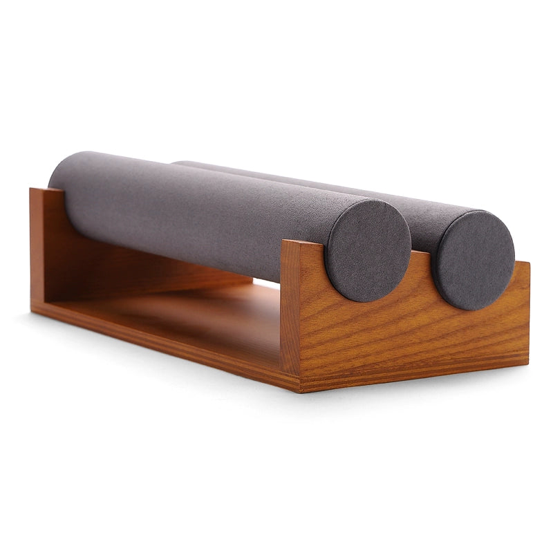 Jewelry Display Rack Solid Wood Microfiber Material Bracelet Jewelry Rack