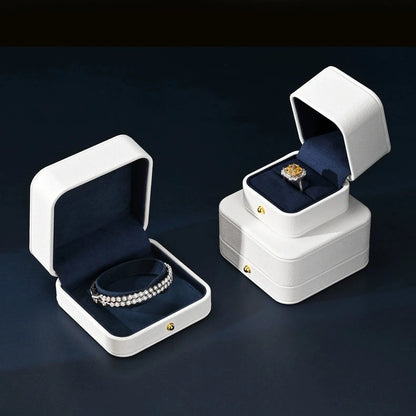 Ring box high-end jewelry box earrings necklace bracelet packaging box jewelry storage gift box