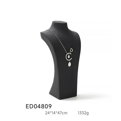 Light luxury jewelry display rack, necklace display shelf, portrait jewelry, neck, model neck, window jewelry display props Jim Display