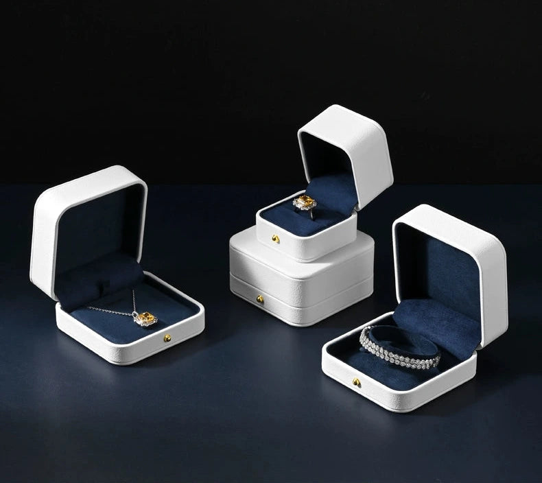 Ring box high-end jewelry box earrings necklace bracelet packaging box jewelry storage gift box