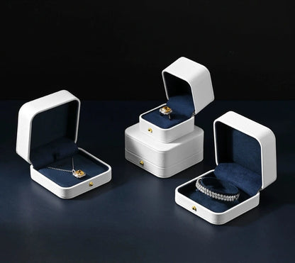 Ring box high-end jewelry box earrings necklace bracelet packaging box jewelry storage gift box