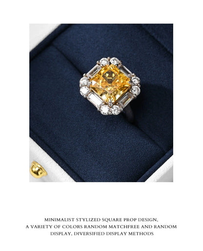 Ring box high-end jewelry box earrings necklace bracelet packaging box jewelry storage gift box