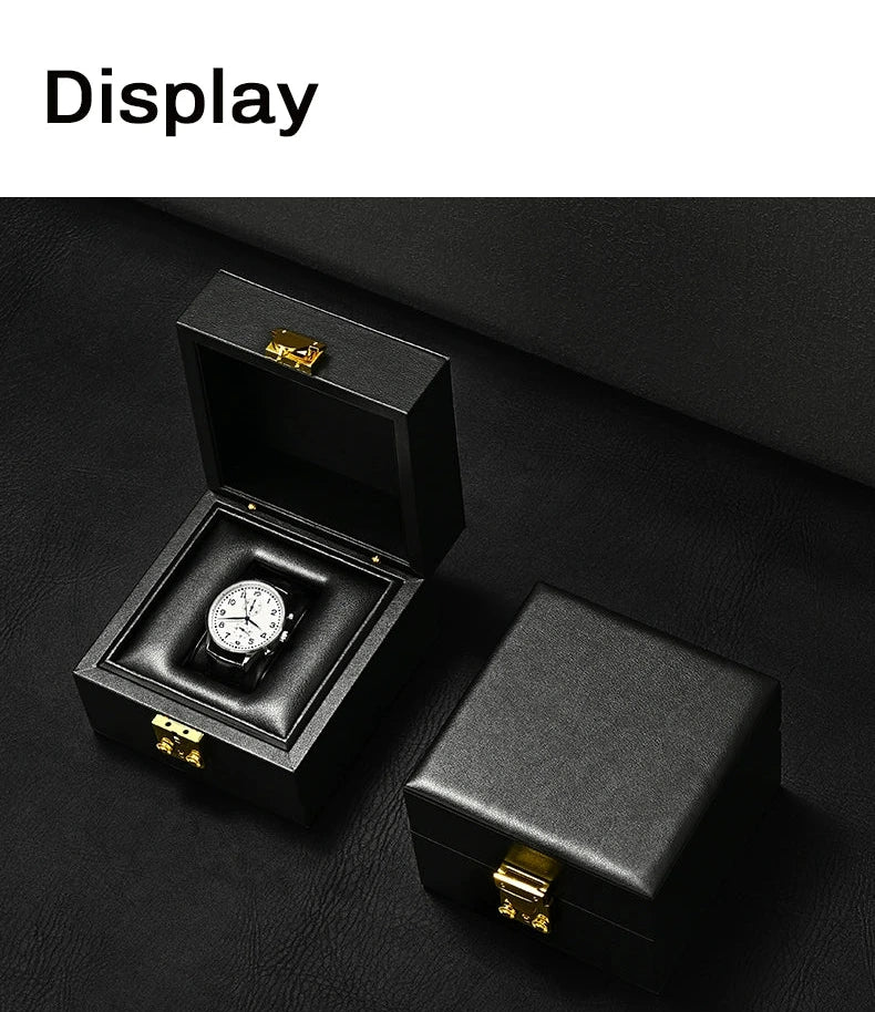 FANXI luxury watch box light luxury PU leather travel watch packaging box watch gift box portable storage box