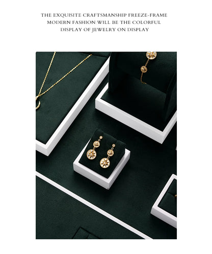 High-end jewelry display rack light luxury rings, bracelets, necklaces, earrings, counter jewelry display props