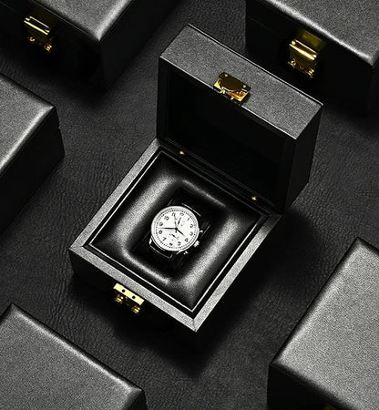 FANXI luxury watch box light luxury PU leather travel watch packaging box watch gift box portable storage box