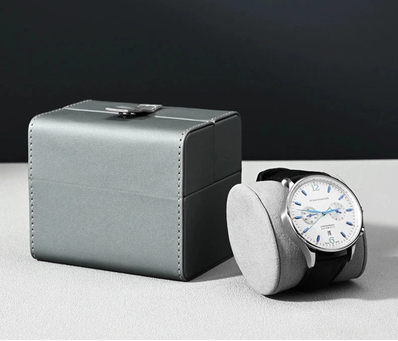 Watch box PU leather portable folio watch storage box watch box watch box travel case watch packaging box