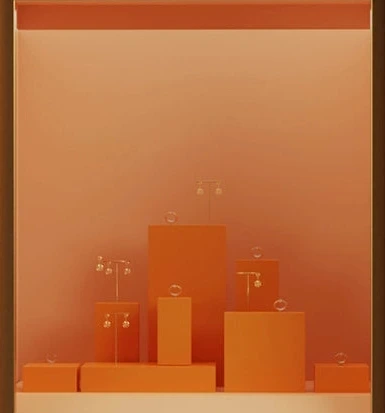 Jewelry display props earring display rack high-end window closet ring jewelry display stand