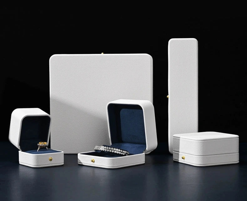 Ring box high-end jewelry box earrings necklace bracelet packaging box jewelry storage gift box