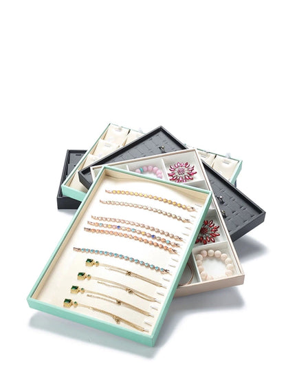 Light Luxury Jewelry, Tray Jewelry, Look, Pallet, Necklace, Ring, Earring, Bracelet, Display Plate, Counter Jewelry Display