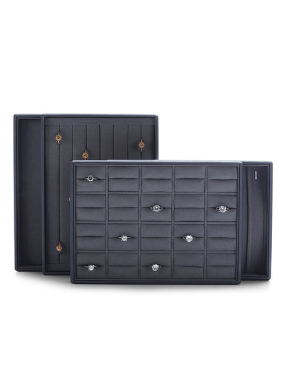 Jewelry Display Trays, PU Leather Ring, Bracelet, Necklace, Earrings, Storage Tray, Jewelry Display Tray