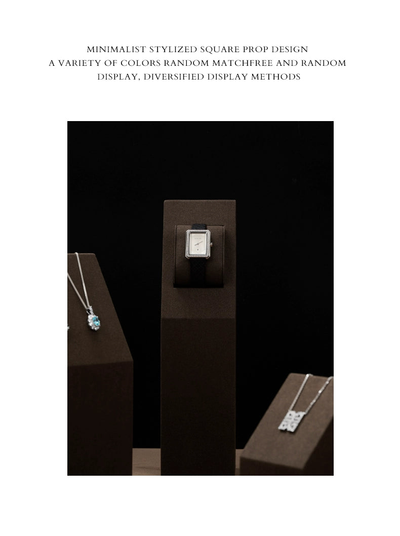 Jewelry display shelves, high-end rings, watches, necklaces, counters, window displays, jewelry display props