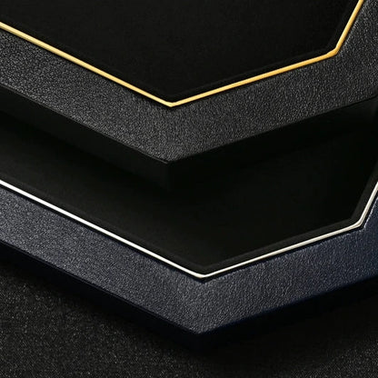 Jewelry Plate PU Leather Jewelry Display Plate Fleece Necklace Ring Pendant Display Jewelry Viewing Pallet