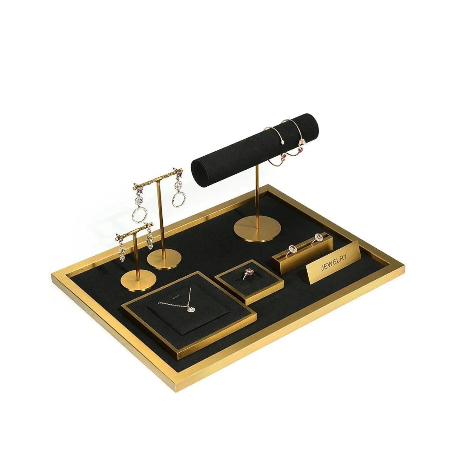 Microfiber Necklace & Watch Holder