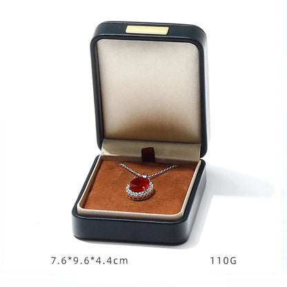 Light luxury Jewelry box high-end export suede inner bracelet bracelet necklace ring box high-end