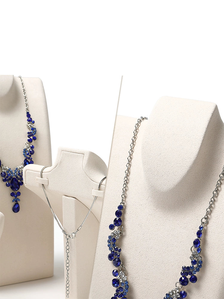 Luxury necklace display stand, model neck display rack, pendant jewelry hanger, window jewelry display props