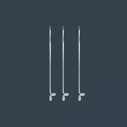 Cultural play beading tool, tee crochet needle, ultra-fine hook needle, bead string, lead string, fine hole, cultural play beaded fine needle