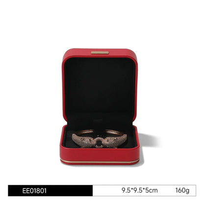 Jewelry box, wedding PU leather ring box, earrings, necklace storage box, confession jewelry packaging, gift box