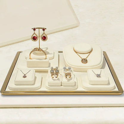 Luxury Jewelry Display Props, Rings, Necklaces, Earrings, Jewelry Counter Display Racks, Light Luxury Jewelry Display