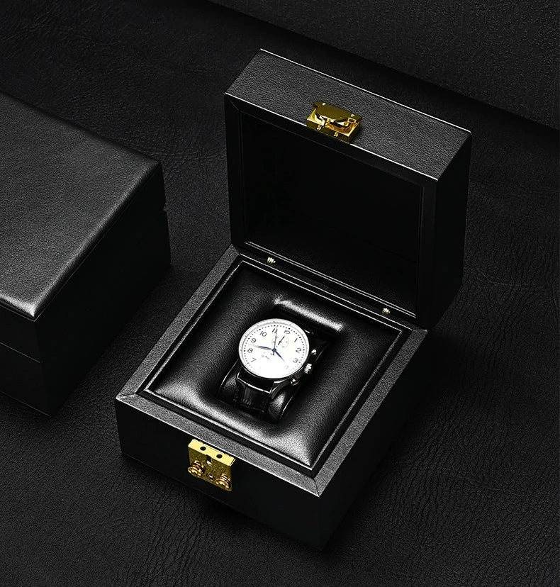 FANXI luxury watch box light luxury PU leather travel watch packaging box watch gift box portable storage box