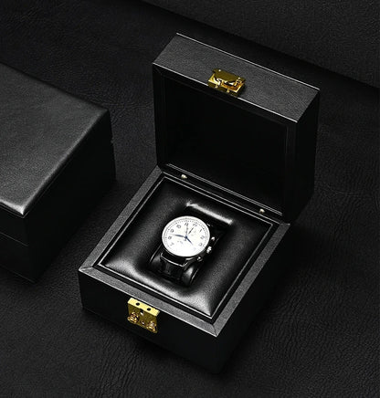 FANXI luxury watch box light luxury PU leather travel watch packaging box watch gift box portable storage box