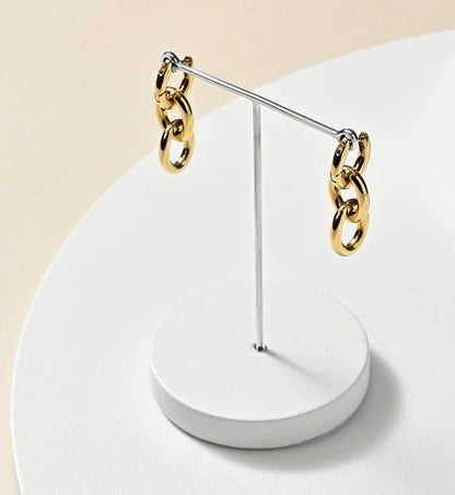 Light luxury jewelry display stand, PU white earrings, ring pendants, jewelry display props