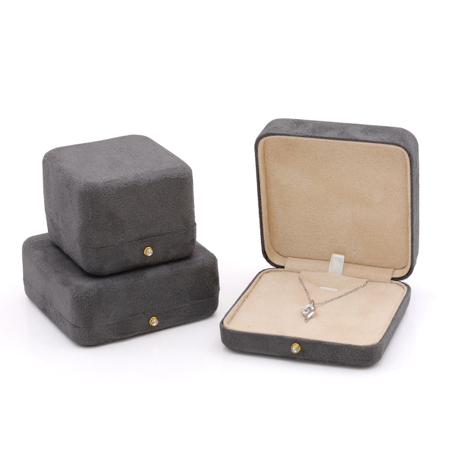 High-grade velvet creative ring box, necklace box, jewelry box, jewelry box, earrings, earring box, bracelet box