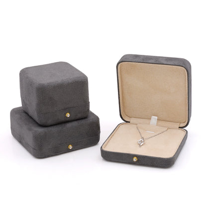High-grade velvet creative ring box, necklace box, jewelry box, jewelry box, earrings, earring box, bracelet box