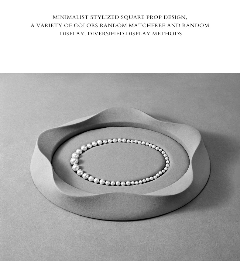 Pearl jewelry pallets, jewelry pallets, microfiber rings, necklaces, earrings, bracelets, display props