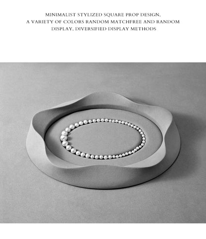 Pearl jewelry pallets, jewelry pallets, microfiber rings, necklaces, earrings, bracelets, display props