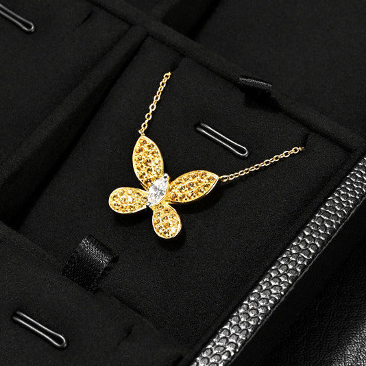 Luxury jewelry box, high-end leather rings, necklaces, earrings, jewelry storage box, display display packaging