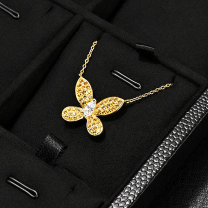 Luxury jewelry box, high-end leather rings, necklaces, earrings, jewelry storage box, display display packaging