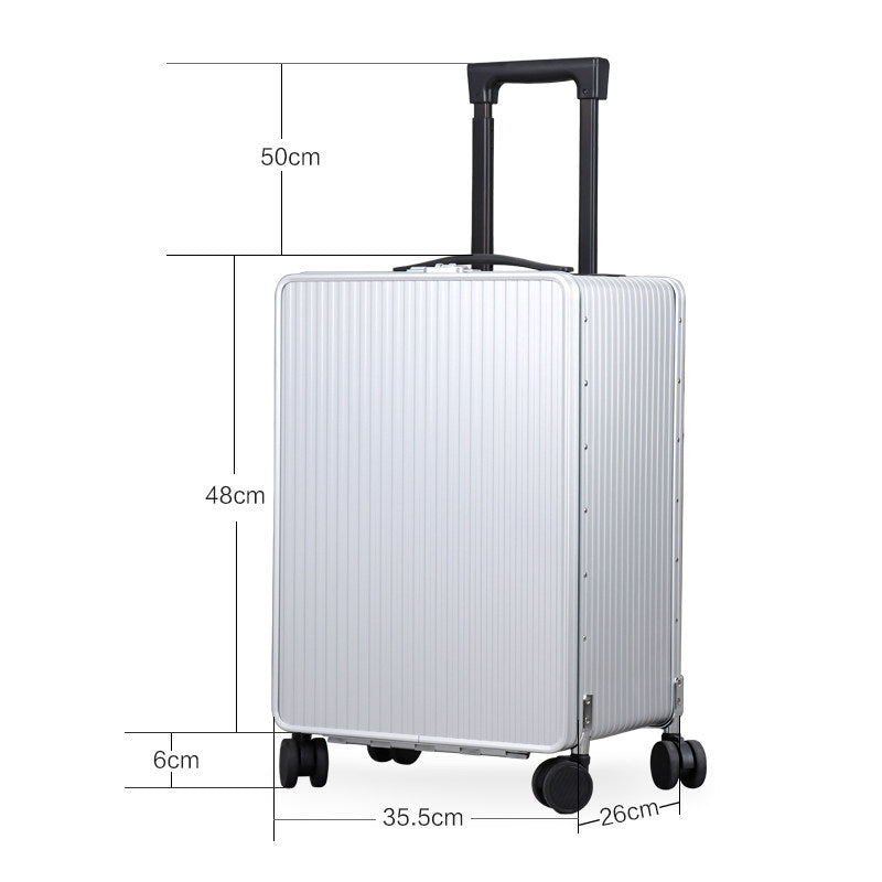 Aluminum and magnesium alloy high-grade large-capacity jewelry case Luxury portable jewelry trolley flight case Jim Display