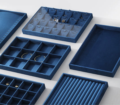 High-end Jewelry Storage Tray Custom Light Luxury Ring Necklace Jewelry Viewing Display Tray