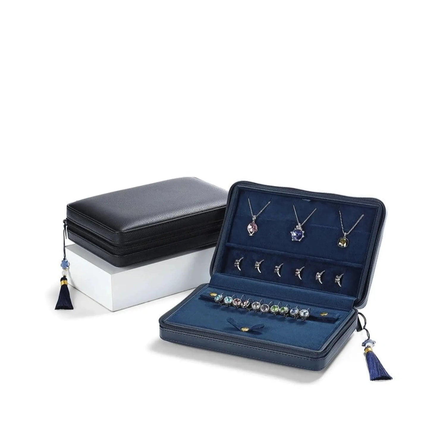 Leatherette Travel Jewelry Case