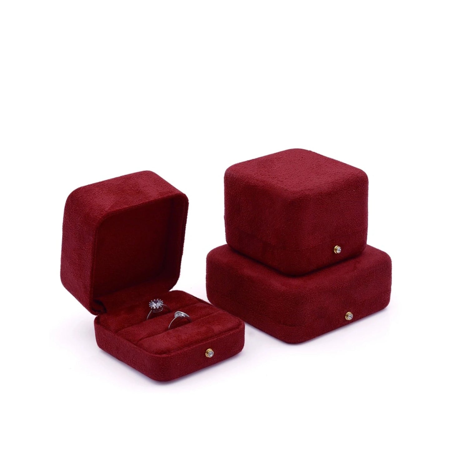 High-grade velvet creative ring box, necklace box, jewelry box, jewelry box, earrings, earring box, bracelet box