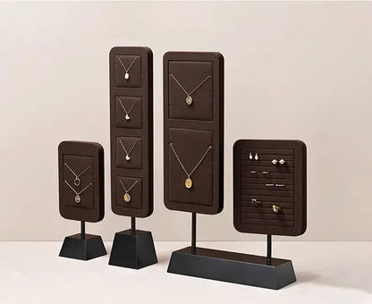 Jewelry display props, microfiber rings, earrings, necklace display, jewelry, jewelry display stands Jim Display