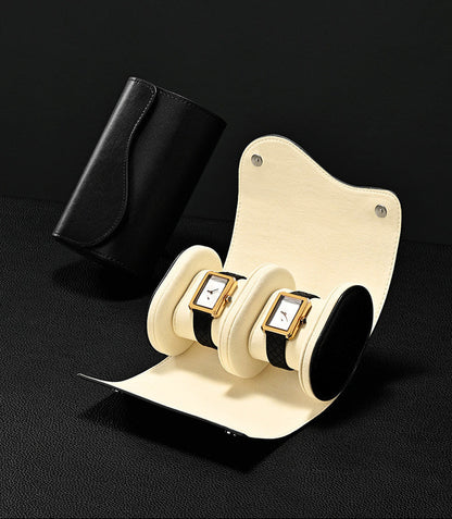 High-end PU leather watch storage box portable travel storage box men's and women's watch protective case