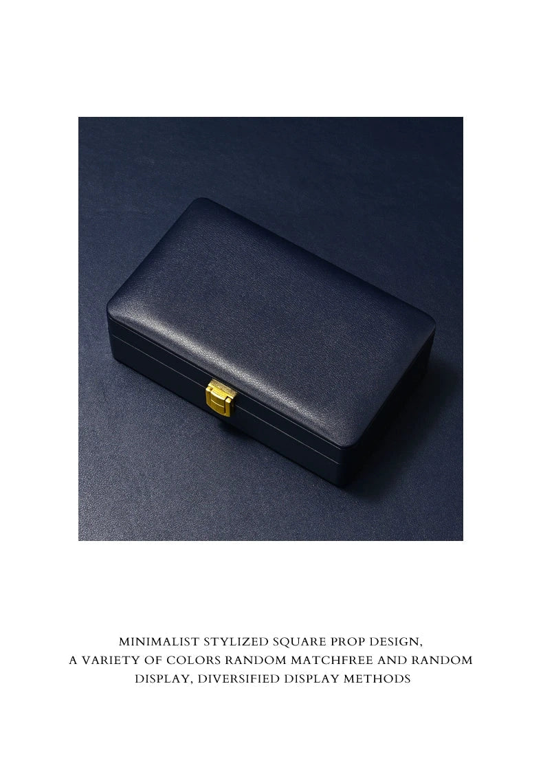 High-grade PU leather diamond pearl display storage box, loose diamond beads, jade colored treasures, play beads storage box