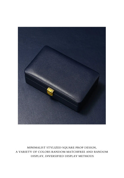 High-grade PU leather diamond pearl display storage box, loose diamond beads, jade colored treasures, play beads storage box