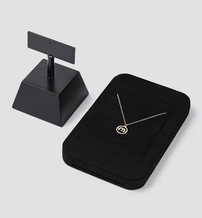 High Grade Jewelry Display Props Premium Black Ring Earrings Necklace Jewelry Display Stand
