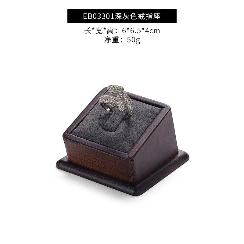 Solid Wood Jewelry Display Props, Ring Base, Jewelry Display Stand, Window Counter, Ring Display Stand