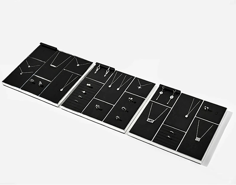 Jewelry Ring Display Rack Stud Necklace Storage Bracelet Display Counter Jewelry Display Tray