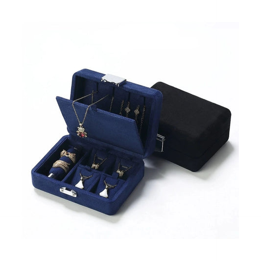 Jewelry storage box, jewelry box, necklace bracelet ring storage box, portable set jewelry box